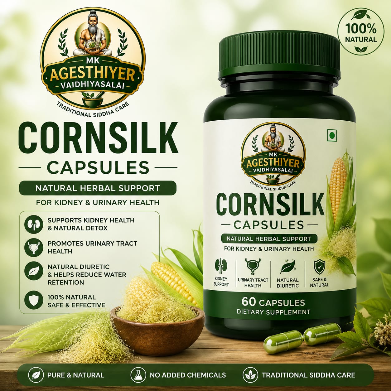 Cornsilk capsule